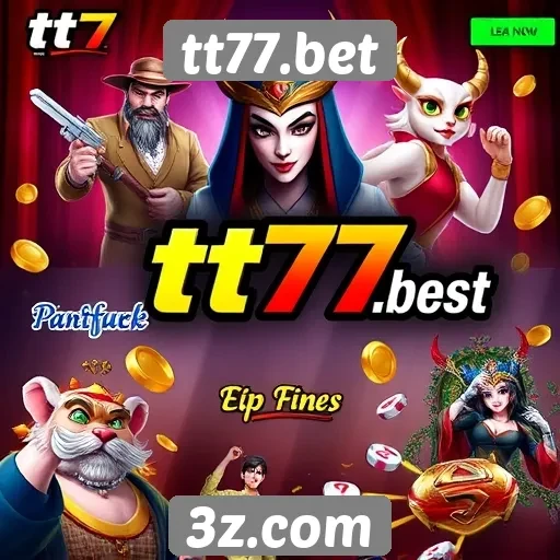 Variedade de jogos disponíveis em tt77.bet